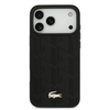 Lacoste PU Nomogramme Gold Logo MagSafe dėklas skirtas iPhone 17 Pro Max juodos spalvos