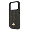 Dėklas Lacoste PVC Blend MagSafe Case + Wallet for Apple iPhone 17 Pro Max rudos spalvos