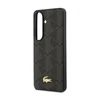 Lacoste PVC mišinio monogramos aukso spalvos magnetinis dėklas, skirtas „Samsung Galaxy S26+“, rudas