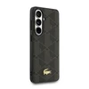Lacoste PVC mišinio monogramos aukso spalvos magnetinis dėklas, skirtas „Samsung Galaxy S26+“, rudas