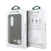 Lacoste PVC mišinio monogramos aukso spalvos magnetinis dėklas, skirtas „Samsung Galaxy S26+“, rudas