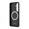 Lacoste PVC mišinio monogramos aukso spalvos magnetinis dėklas, skirtas „Samsung Galaxy S26+“, rudas
