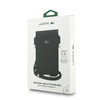 Dėklas Lacoste PVC Iconic Petit Pique Metal Logo Phone Pouch XL juodos spalvos