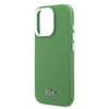 Lacoste PVC Iconic Petit Pique Metal Logo MagSafe dėklas skirtas Apple iPhone 16 Pro Estragon Žalias