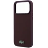 Dėklas Lacoste PVC Iconic Petit Pique Metal Logo MagSafe Case for iPhone 18 Pro Max Burgundy