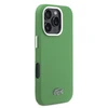 Lacoste PVC Iconic Petit Pique Metal Logo MagSafe dėklas skirtas Apple iPhone 16 Pro Estragon Žalias