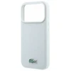 Dėklas Lacoste PVC Iconic Petit Pique Metal Logo MagSafe Case for iPhone 18 Pro Max Light Pilkas