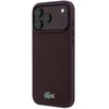 Dėklas Lacoste PVC Iconic Petit Pique Metal Logo MagSafe Case for iPhone 18 Pro Burgundy