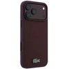 Dėklas Lacoste PVC Iconic Petit Pique Metal Logo MagSafe Case for iPhone 18 Pro Max Burgundy
