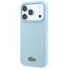 Lacoste PVC Iconic Petit Pique metaliniu logotipu papuoštas MagSafe dėklas, skirtas iPhone 18 Pro Max, mėlynas