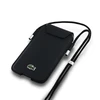 Lacoste PVC Iconic Petit Pique dėklas telefonui XL juodos spalvos