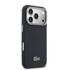 Lacoste PVC Petit Pique Semi Wrap MagSafe dėklas skirtas Apple iPhone 17 Pro Navy