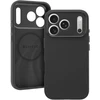 Dėklas Liavec Silk Shield Case with Metal Camera Frame do Iphone 18 Pro Max/17 Pro Max juoda