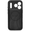 Dėklas Liavec Silk Shield Case with Metal Camera Frame do Iphone 18 Pro/17 Pro juoda
