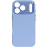 Dėklas Liavec Silk Shield Case with Metal Camera Frame do Iphone 18 Pro Max/17 Pro Max Šviesiai mėlynas