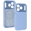 Dėklas Liavec Silk Shield Case with Metal Camera Frame do Iphone 18 Pro Max/17 Pro Max Šviesiai mėlynas
