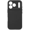 Dėklas Liavec Silk Shield Case with Metal Camera Frame do Iphone 18 Pro Max/17 Pro Max juoda