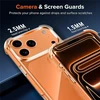 Marka Niezdefiniowana - Hibridinis akrilo ir TPU dėklas iPhone 18 Pro Max / 17 Pro Max su fotoaparato apsauga – permatomas