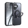McDodo PC-4930 MagSafe dėklas iPhone 16 su stovu (juodas)