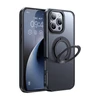 McDodo PC-4932 MagSafe dėklas iPhone 16 Pro su stovu (juodas)