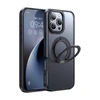 McDodo PC-4933 MagSafe dėklas skirtas iPhone 16 Pro Max su stovu (juodas)