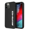 Mercedes Benz Apple iPhone 12 Pro Max Mercedes AMG dėklas silikoninis Big Logo (AMHCP12LSGLBGN) juodos spalvos