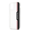 Mercedes Benz Apple iPhone 12 / 12 Pro AMG dėklas Electroplate Vertical (AMHCP12MTVLBR) baltos spalvos