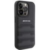 Mercedes AMG Leather Debossed Lines dėklas iPhone 15 Pro - juodas