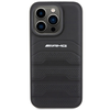 Mercedes AMG Leather Debossed Lines dėklas iPhone 15 Pro - juodas