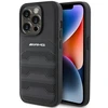 Mercedes AMG Leather Debossed Lines dėklas skirtas iPhone 15 Pro Max - juodas