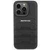 Mercedes AMG Leather Debossed Lines dėklas skirtas iPhone 15 Pro Max - juodas