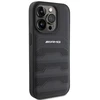 Mercedes AMG Leather Debossed Lines dėklas skirtas iPhone 15 Pro Max - juodas