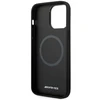 Mercedes Benz Apple iPhone 14 Pro Max Mercedes AMG odinis dėklas Curved Lines MagSafe juodos spalvos