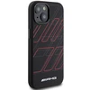 Mercedes Benz Apple iPhone 14 Plus / 15 Plus AMG dėklas silikoninis Large Rhombuses Pattern MagSafe (AMHMP15M23SSPK) juodos spalvos