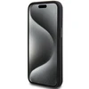 Mercedes Benz Apple iPhone 14 Plus / 15 Plus AMG dėklas silikoninis Large Rhombuses Pattern MagSafe (AMHMP15M23SSPK) juodos spalvos
