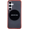 Mercedes Benz Samsung Galaxy S24 AMG dėklas Transparent Bicolor MagSafe (AMHMS24S23HBCK) juodos spalvos