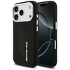 Mercedes AMG Silicone Oversize Rhombs MagSafe Dėklas skirtas Apple iPhone 17 Pro juodos spalvos
