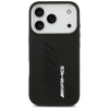 Mercedes AMG Silicone Oversize Rhombs MagSafe Dėklas skirtas Apple iPhone 17 Pro juodos spalvos