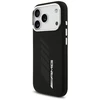Mercedes AMG Silicone Oversize Rhombs MagSafe Dėklas skirtas Apple iPhone 17 Pro juodos spalvos