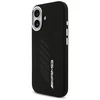 Mercedes AMG Silicone Oversize Rhombs MagSafe Dėklas skirtas Apple iPhone 17 juodos spalvos