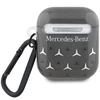 Mercedes Benz Apple AirPods Pro 1 / 2 Mercedes Cover Large Star Pattern (MEA28DPMGS) ausinių dėklas juodos spalvos