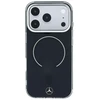 Mercedes PC/TPU dvigubo sluoksnio MagSafe dėklas, skirtas iPhone 18 Pro, juodas/antracito spalvos
