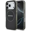Mercedes Dėklas AMG Double Layer skaidrus Smocked MagSafe skirtas Apple iPhone 17 Pro juodos spalvos