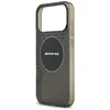 Mercedes Dėklas AMG Double Layer skaidrus Smocked MagSafe skirtas Apple iPhone 17 Pro Max juodos spalvos