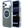 Mercedes Dėklas AMG IML Transparent Bicolor Block MagSafe do iPhone 18 Pro Max / 17 Pro Max juoda/mėlyna