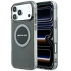 Dėklas Mercedes AMG IML Transparent Bicolor Block MagSafe Case for iPhone 18 Pro Max / 17 Pro Max - Juodas and Gray
