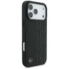 Mercedes Leather Laurel Leaves MagSafe dėklas skirtas Apple iPhone 17 Pro Max juodos spalvos