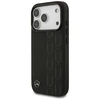 Mercedes Leather Laurel Leaves MagSafe dėklas skirtas Apple iPhone 17 Pro juodos spalvos