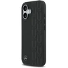 Original dėklas MERCEDES Leather Laurel Leaves MagSafe skirtas Apple iPhone 17 juodos spalvos