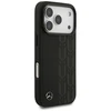 Mercedes Leather Laurel Leaves MagSafe dėklas skirtas Apple iPhone 17 Pro juodos spalvos
